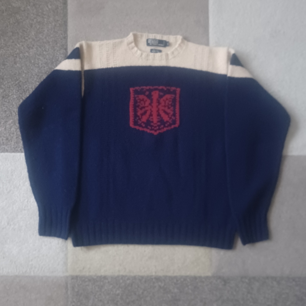 Knitted sweater vintage Polo Ralph Lauren in perfect condition !!!